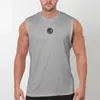 Tanktops voor heren Muscleguys Merk Sneldrogend Mesh Bodybuilding Fitness Workout Zomer Mode Ademend O-hals bedrukt vest