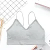 Roupa de yoga esportes sutiã superior sem underwire feminino um pedaço tubo feminino roupa interior meninas bralette sem costura sutiãs para mulher colete