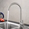 Küchenarmaturen, 18 mm Edelstahl-Wasserhahn, Wasserhahn, Badezimmer-Sanitärarmaturen, Einhand-Anschluss