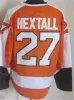 Männer Retro Eishockey Vintage 16 Bobby Clarke Jersey 27 Ron Hextall 26 Brian Propp 1 Bernie Parent 7 Bill Barber 88 Eric Lindros 8 Dave Schul 58