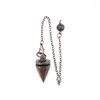 Pendant Necklaces Metal Gyro Spiral Cone Pendulum Pendulos Radiestesia For Dowsing Divination Rose Gold Sliver Copper Color Reiki Antique