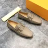 39model 2024 Italiaanse Mode Casual Schoenen Mannen Designer Slip Op Bootschoenen Luxe Merk Mannen Penny Loafers Lederen Mocassins Maat 38-46