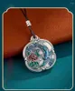 Pendant Necklaces Hip Hop Style Enamel Phoenix Peony For Men And Women Fashionable National Wholesale