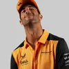 Erkek Tişörtleri Açık Mekan T-Shirts 2022 Yeni F1 Yarış Polo McLaren Takımı Kısa Kollu Yaku Erkek Yaz Hızlı Kurutma Norris Qyyk