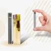 Meule créative flamme nue Mini taille de Cigarette compacte pas de briquet à gaz accessoires pour fumer mignon peut mettre un étui