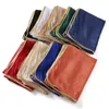 Scarves Wrinkled Silk Brocade Pack Golden Edge Pure Color Scarf Indonesian Malay Headcloth Fashion Shawl Summer Plain