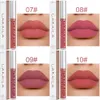 Lippenstift 18 Farben Matte Lipgloss Großhandel Flüssiges Make-up Lippenfarbe Batom Langlebig Sexy Rot Rosa Nude Gloss Bulk 231207