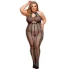 바디 수트 레이스 깎아 지른 섹시한 보디 스탁 플러스 크기 투명 여성 속옷 에로틱 란제리 포르노 의상