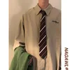 Chemises décontractées pour hommes Printemps et automne Lâche American Retro Green Fantaisie Chemise à manches longues Hommes Cityboy Overshirt