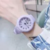 Sanda Electronic Female Junior School Students Instagram High Beauty Sports Waterproof Macaron Jelly Color Watch