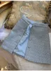 2023 Blue Solid Embroidery Women's2 Pieces Sets Brand Sam