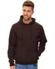 Men's Hoodies Men Autumn Long Sleeve Plaid Jacquard Pullover Drawstring Kanga Pockets Casual Hooded Sweatshirts Streetwear Clothing