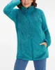Kvinnorjackor FashionSpark Full Zip Fleece Short Jacka Classic Warm Winter Long Sleeve Stand Collar Sherpa Polar Crop Coat