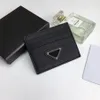 New Card Holder Wallet Ladies Men Pure High End Luxury Designer Belt Box256C