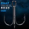 Ganchos de pesca Proberos 500PCS Gancho de pesca Cor preta FISHHOOK Overstriking Antiferrugem Equipamento de pesca 3/0 #-10 # Gancho agudo de aço de alto carbono 231204