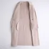 OC000245# jesienne i zimowe wełniane kaszmirowe płaszcz wełniany dla kobiet w chińskim stylu prostym opakowaniem BJ