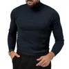 Men's Sweaters Long Sleeve T-shirt Men Autumn And Winter 2024 Fashion Simple Turtleneck Base Shirt