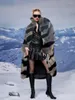 Cappotto da donna in pelliccia imitazione 2024 modello tigre cappotti artificiali allungati autunno inverno caldo moda cappotto casual