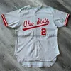 Personnaliser Ohio State Buckeyes Baseball College George Eisenhardt Trey Lipsey Colin Purcell Clay Burdette Jacob Morin Hunter Rosson Chase Herrell Beidelschies