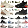 Little and Big Kids Jumpman 3 3S III Cardinal Red Pine Green Racer Blue Cool Gray for Toddler Sneakers Kids Basketball Kid Shoes Baby Fashion Tennis Size 9C-7Y