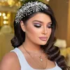 Hair Clips DZ004 Crystal Wedding Headband Jewelry Prom Ornaments Handmade Party Hairband Rhinestone Princess Headdress