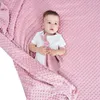 Filtar mjuk tjockare baby filt fylld docka sovande kosning säkerhet handduk kristall sammet född swaddle wrap