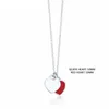 Hart ketting dames 10 mm 15 mm 19 mm roestvrijstalen paar hanger sieraden Valentijnsdag cadeaus voor vriendin accessoires groothandel