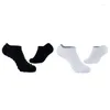 Men's Socks Summer Low Cut Sport Solid Color Black White Breathable Ankle Casual Non Slip Short Tube