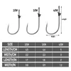 Ganchos de pesca 20pcs Baitholder pesca lançando ganchos duplo-farpado isca keeper maluco worm gancho neko rig aço carbono macio isca gancho baixo 231204