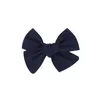 Simpatici fermagli per capelli in lino solido per ragazze Boutique tornanti Barrettes copricapo fermagli per bowknot accessori per capelli per bambini regalo BJ