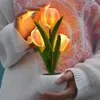 Tafellampen LED-nachtlampje Tulpenlamp Simulatie Bloem Sfeer Slaapkamer Woondecoratie Cadeau
