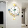 Relógios de parede Crianças Quarto Kawaii Luz Bonito Silencioso Casa Elegante Gigante Grande Salão Incomum Orologio Da Parete Móveis