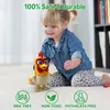 豪華な人形La Granja de Zenon Chicken Baby Toys Dancing Bartolito Toddlers with Music Kids Interactive Early Learning Educatio 231207