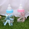 Opakowanie na prezent 24pcs Dzieciowe przyjęcie urodzinowe pudełka z plastikową pudełko na butelkę z mlekiem Opakowanie czekolada na baby shower ślub