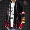 Men's Jackets Retro Japanese National Wind Cat Beard Sweater Male Couple Y2K Street Fashion Brand Loose Korean Trend Cardigan Coat Top 231207