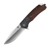 Tung DA314 Varumärkescamping Folding Knife Wood Hande Hunting Survival Fick Knife Multi använder utomhusblad