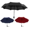 Paraplu's Volautomatische opvouwbare paraplu Winddicht 8 ribben Opvouwbaar Klein Draagbaar voor autorugzak