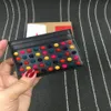 Kvinnor män äkta läder kredithållare plånbok klassisk nit designer id kort fodral mynt handväska