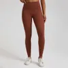 lu lu leggings yoga outfitソリッドカラーレギンス女性圧縮サイドポケットジムハイスポーツアリーサインレモンパンツトレーニングジョグバックウエストzip pocke