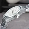 TISSO WRISTWATCHES Designer Wysoka jakość dla mężczyzn Sapphire męskie zegarki Trzy igły Automatyczny zegarek mechaniczny 1853 Luksusowa marka stalowa pasek PRX Designer Watches