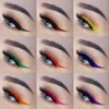 OogschaduwLiner Combinatie QI Eyelinerset Gekleurde voering Waterdicht 12 kleuren Langdurige ogen Pen Cosmeticakit Sneldrogend Make-uppotlood 231207