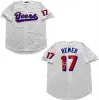 Baseball College College Baseball Wears Wears College Men's The #44 Joe Cooper BaseKetball Beers Baseball Jersey White Button Down Film Jers