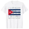 T-shirts pour hommes drapeau de Cuba journée cubaine rétro Vintage cadeau été Style graphique coton Streetwear à manches courtes DNA vêtements pour hommes