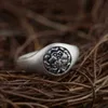Solitaire Ring S925 Sterling Zilveren Ring Pioenbloem Pauw Thais Zilver Zirkonia Damesmode-sieraden Puur Argentum Edelsteenringen YQ231207