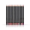 Crayons à lèvres 12pcs / set NICEFACE imperméable longue durée Liner Crayon Lipliner Pen Maquillage Cosmétique 231207