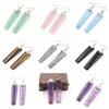 Dangle Oorbellen Natuurlijke Tijgeroog Voor Vrouwen Meisje Geometrische Rechthoek Edelsteen Drop Earring Healing Chakra Sieraden