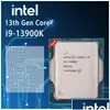 CPUS Intel Core I913900K I9 13900K 30 GHz 24CORE 32THREAD CPU Procesor 10nm L336M 125 W LGA 1700 TRAY, ale bez chłodniejszej 231117 D DHRJ7