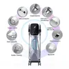 Nova chegada 9 em 1 H2O2 Oxigenação Cuidado com a pele Hydra Machine Aqua Peel Microdermoabrasion Beauty Facial Instrument