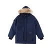 G08 Expedition Parka Wolf Real Fur Coat Mens Womens Down Jacket高品質のアウトウェアコートファッションデザイナーParkas Canadaブランドジャケット付きバッジXS-XXL