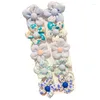 Hair Accessories Cute Fabric Flower Pair Clip Girl Hairpin Temperament Baby Headdress Braid Headwear With Curly